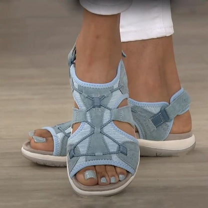 Women's Triple-Arch Support Sandals with Contoured Footbed & Adjustable Straps for All-Day Comfort, Walking & Standing