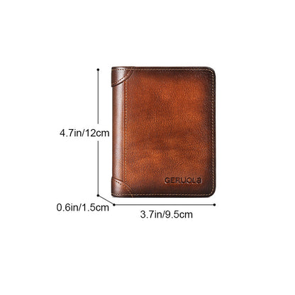 Ortekor Stylish Slim RFID Blocking Wallet for Men with Premium Leather Finish | Minimalist Design for Everyday Use