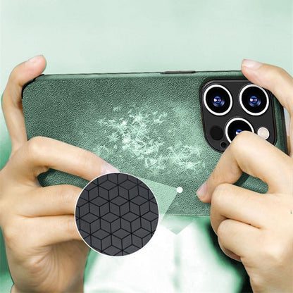 Protective Suede-Textured iPhone Case with Raised Edges and Camera Guard for iPhone 12-17 Series