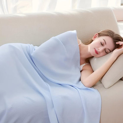 Summer Breeze | Cooling Blanket for Bed with Bamboo Fabric | Lightweight & Breathable for Hot Sleepers