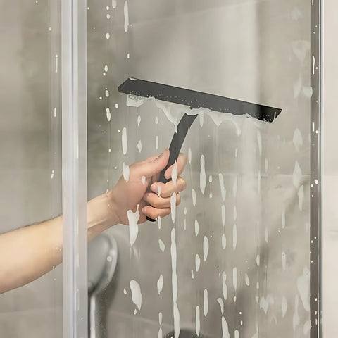 Mira Shower Squeegee - Silicone Coated, Ergonomic Design for Streak-Free Finish