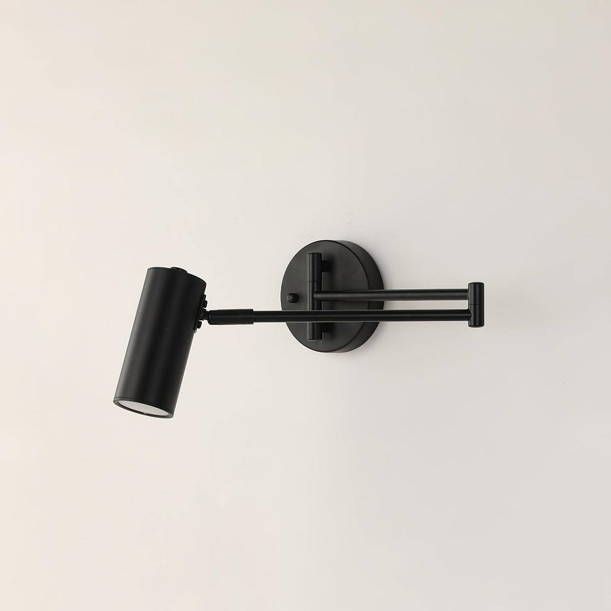 Swivel-Arm LED Wall Light with Extending Bracket for Bedroom Hallway Reading Nook Task Lighting Modern Dimmable Fixture Gold Black
