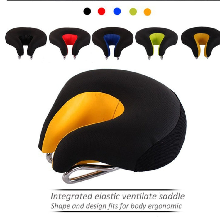 Bike Seat for Men and Women, Noseless Bicycle Seat with Thick Soft Padding, Comfort Bike Seat Cushion for Long Rides