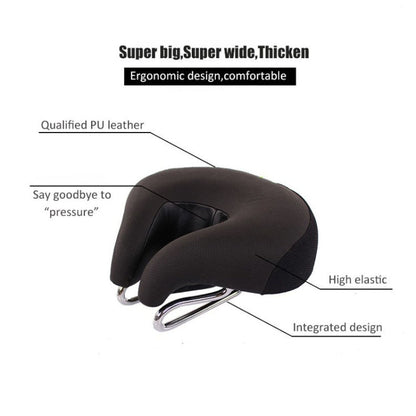 Comfortable Ergonomic Bicycle Seat Without Nose for Better Riding