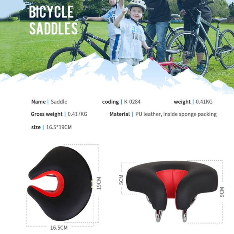Ergonomic Pressure-Relief Bike Seat with Extra Cushioning for Mountain and Road Cycling