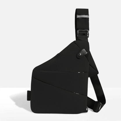 Slash-Proof Sling Bag with Card-Blocking Tech & Rain-Ready Fabric for Commuters and Travelers