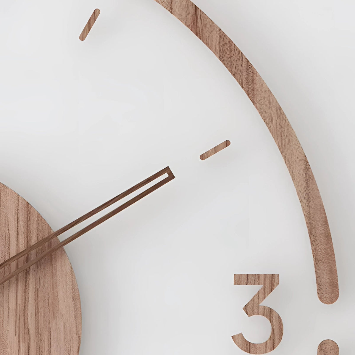 Relojes de pared para sala de estar, reloj de pared de madera silencioso con movimiento de cuarzo, reloj de pared grande y minimalista para dormitorio