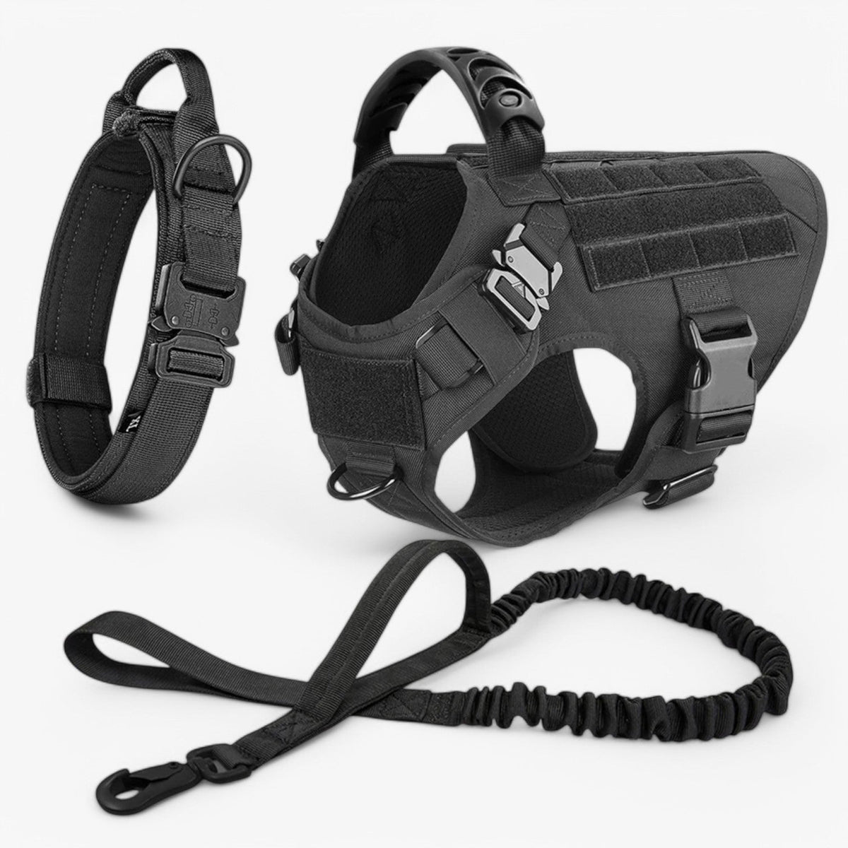 No-Pull Dog Harness with Handle – Adjustable Vest for Training & Walking – Breathable Mesh Design – Reflective Safety Trim