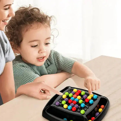 Two-Player Logic Strategy Board Game for Kids & Adults – Builds Critical Thinking & Problem-Solving Skills with 80 Colorful Pieces