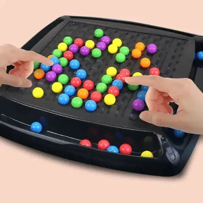 Screen-Free Strategy Board Game for Kids & Adults – Family Fun Logic Puzzle with Color Marbles for 2+ Players