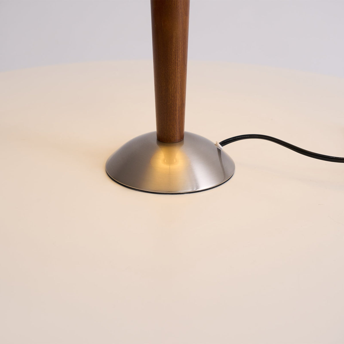 Fabric Shade Table Lamp 17 in for Nightstand & Side Table - Wood Base with E26 Socket for Bedroom Living Room Office Desk Reading Light Mini