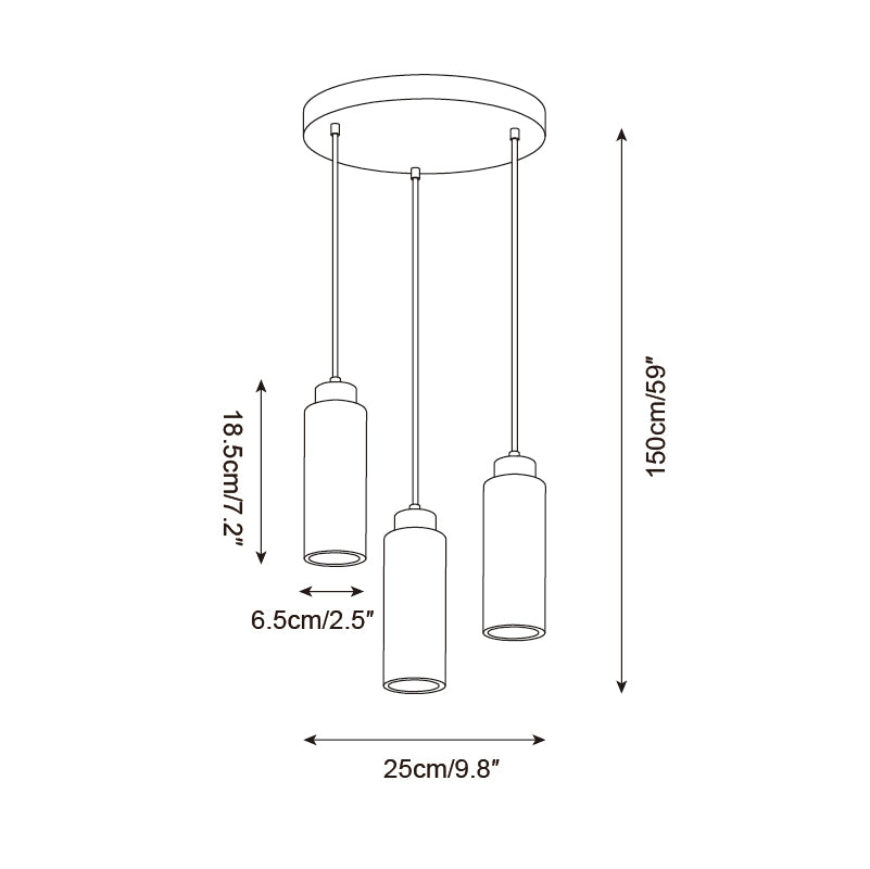 Stone Cylinder Hanging Fixture Natural Wood Accent LED Warm Glow Dining Room Kitchen Island Entryway Ceiling Light 10 inch Neutral Tone Mini