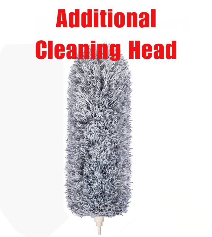 Extendable Microfiber Duster with Telescoping Handle – Bendable Head, Washable, Reaches 8 Feet for Ceiling Fans, High Shelves, Baseboards