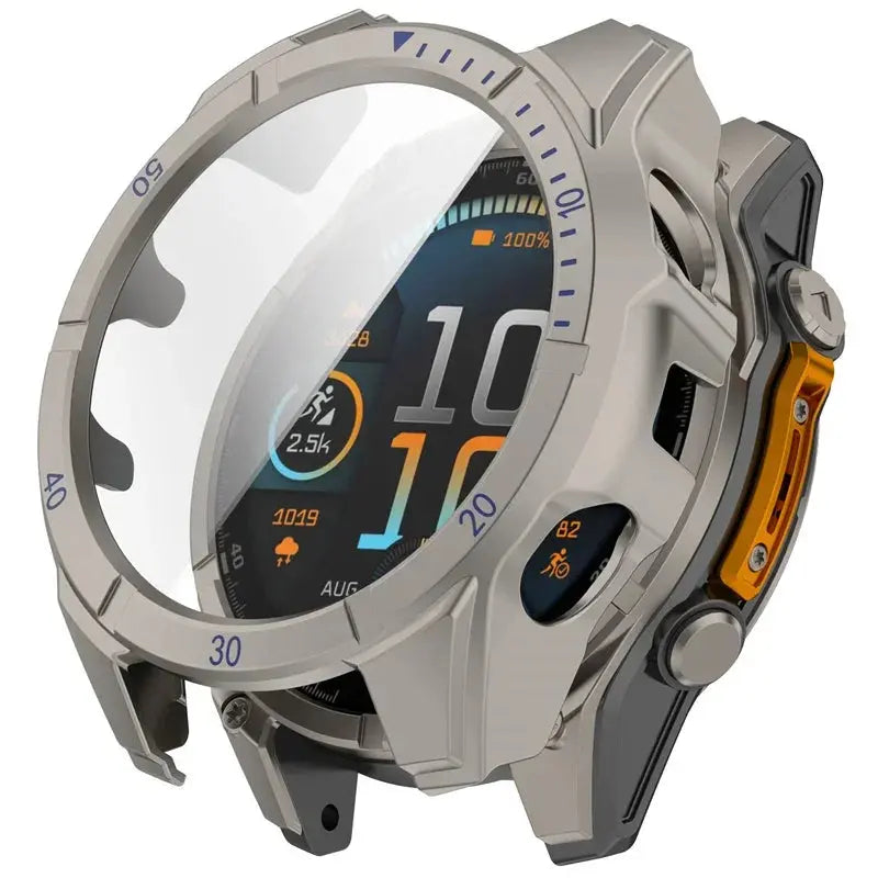 Protective Case & Screen Guard for Garmin Fenix 8 & Descent Mk3i Smartwatch