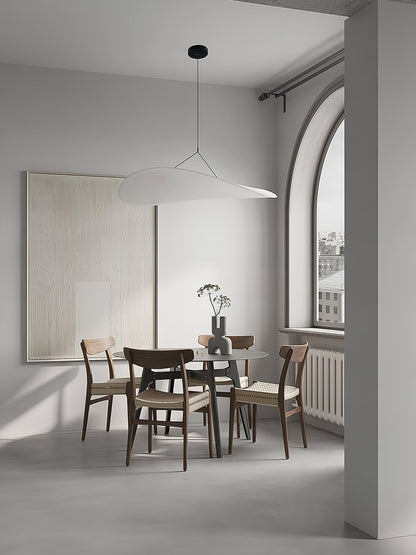 Oversized Paper Drum Shade Hanging Light Fixture Adjustable Height Contemporary Kitchen Island Chandelier Dining Room Ceiling Suspension Lam