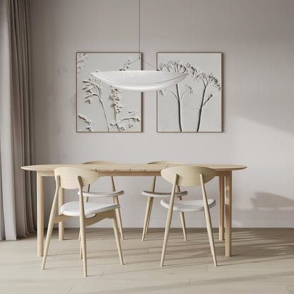 Oversized Paper Drum Shade Hanging Light Fixture Adjustable Height Contemporary Kitchen Island Chandelier Dining Room Ceiling Suspension Lam