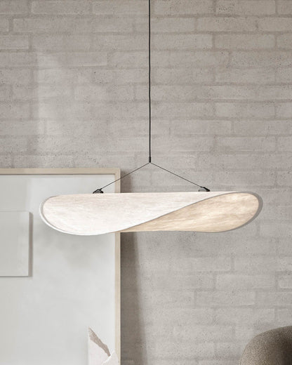 Oversized Paper Drum Shade Hanging Light Fixture Adjustable Height Contemporary Kitchen Island Chandelier Dining Room Ceiling Suspension Lam
