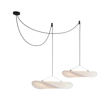 Oversized Paper Drum Shade Hanging Light Fixture Adjustable Height Contemporary Kitchen Island Chandelier Dining Room Ceiling Suspension Lam