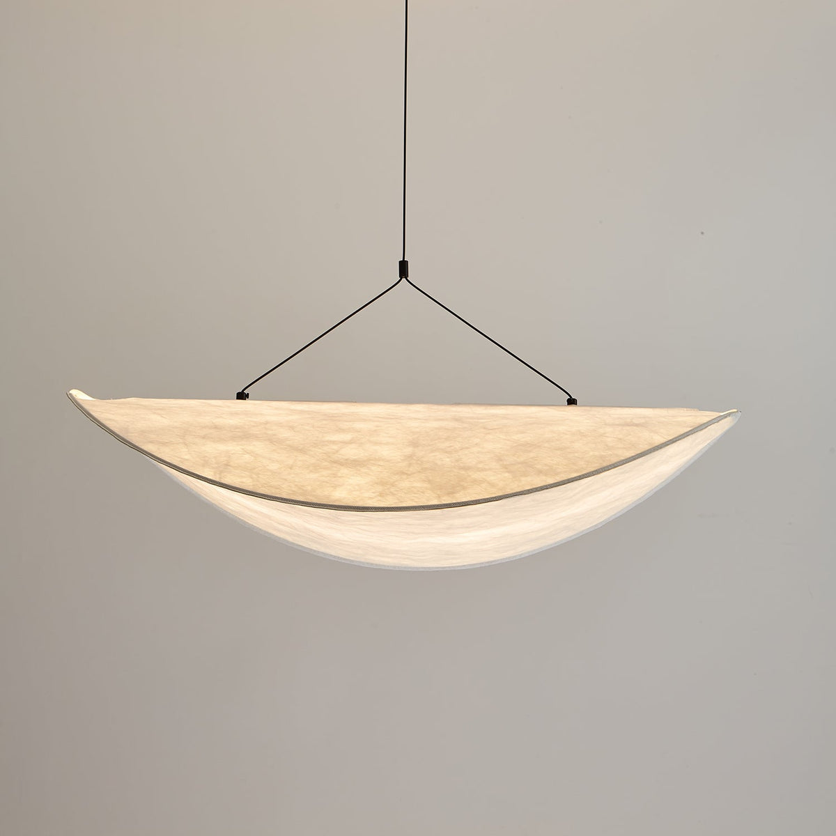 Cloud Paper Ceiling Fixture 24-Inch Hanging Lamp Modern Overhead Lighting for Dining Kitchen Living Room Adjustable Height LED