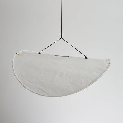 Cloud Paper Ceiling Fixture 24-Inch Hanging Lamp Modern Overhead Lighting for Dining Kitchen Living Room Adjustable Height LED