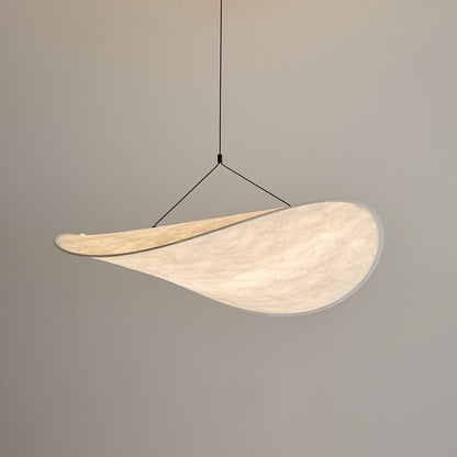 Cloud Paper Ceiling Fixture 24-Inch Hanging Lamp Modern Overhead Lighting for Dining Kitchen Living Room Adjustable Height LED