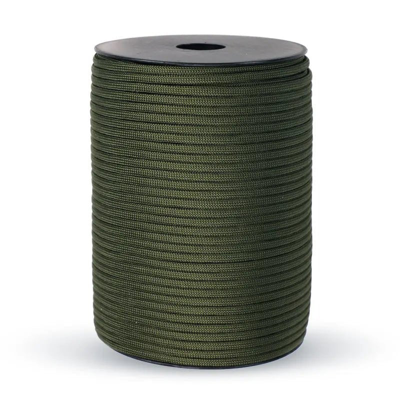TerraStrong | Paracord de grado militar de 100 m con resistencia de 550 lb | Cuerda versátil para supervivencia al aire libre