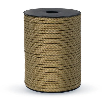 TerraStrong | Paracord de grado militar de 100 m con resistencia de 550 lb | Cuerda versátil para supervivencia al aire libre