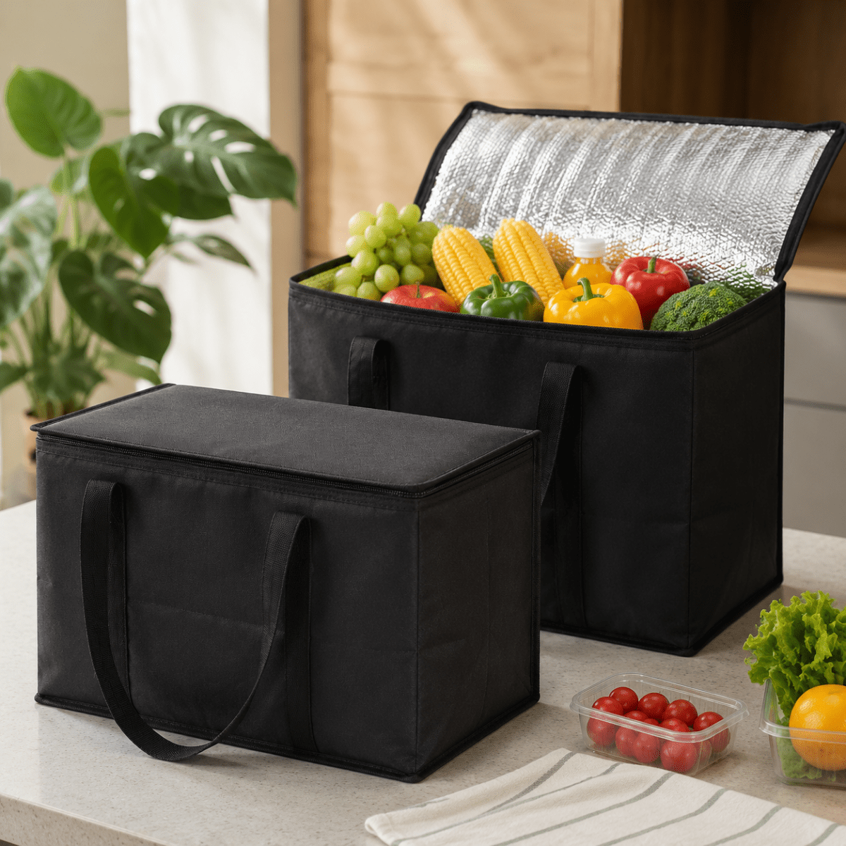 Bolsa térmica ThermoCarry XL - Almacenamiento térmico amplio y aislado para alimentos y bebidas