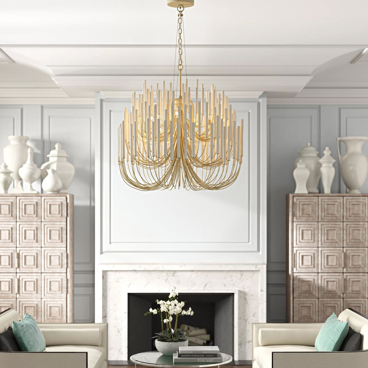 Layered Stick Pendant Light Fixture Metal Construction Adjustable Height Dining Room Entryway Foyer Modern Overhead Illumination Statement P