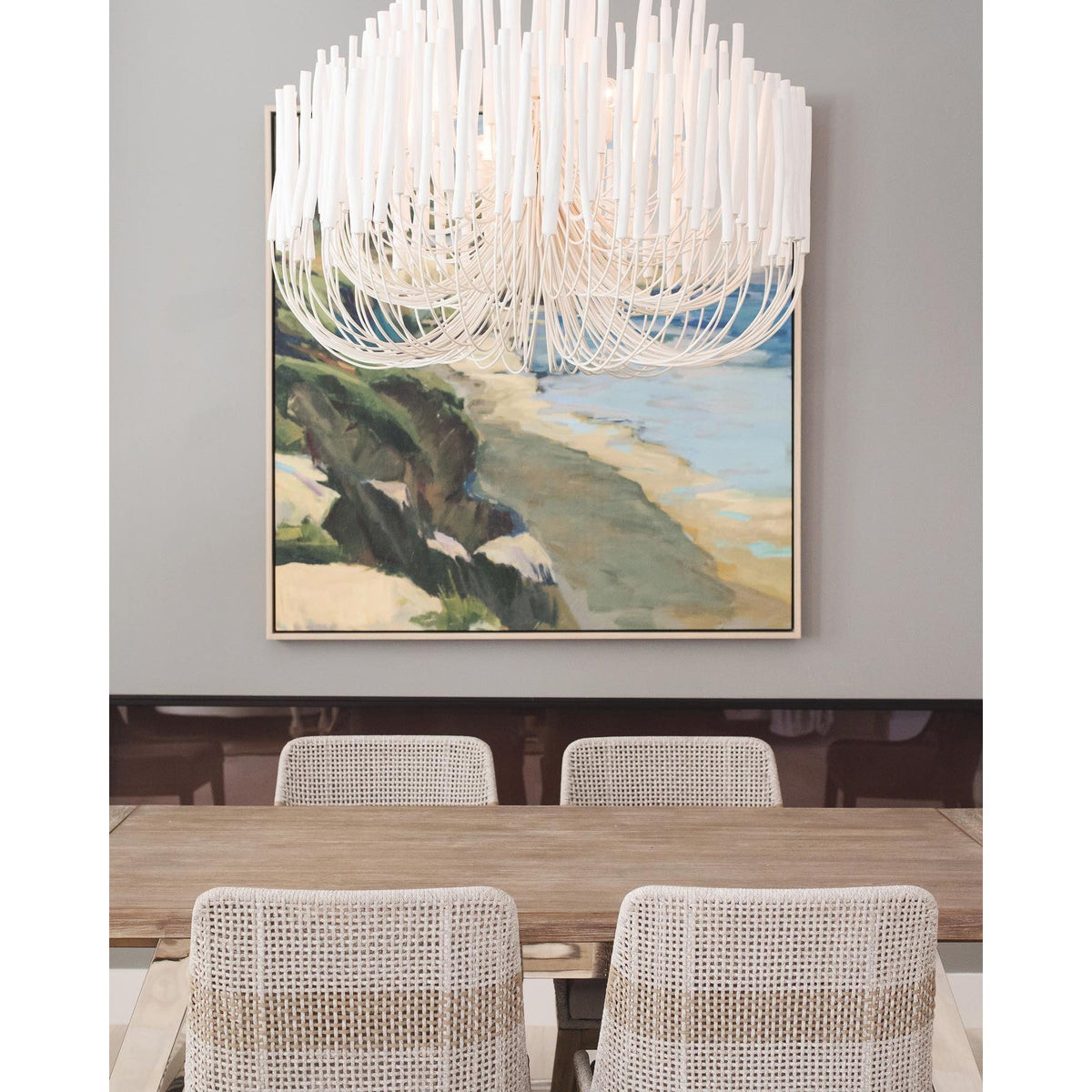 Layered Stick Pendant Light Fixture Metal Construction Adjustable Height Dining Room Entryway Foyer Modern Overhead Illumination Statement P