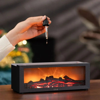 Chimenea de mesa compacta con control remoto