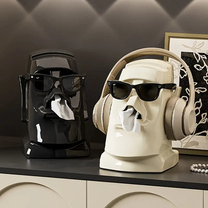 Moai Box™ - Tissue & Storage Accent