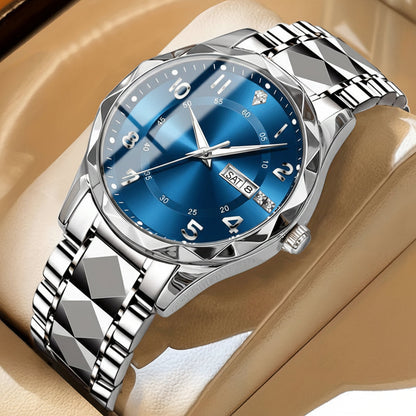 Titanium Sports Watch | Multifunction Chronograph with Dual Display | Durable Design for Everyday Performance