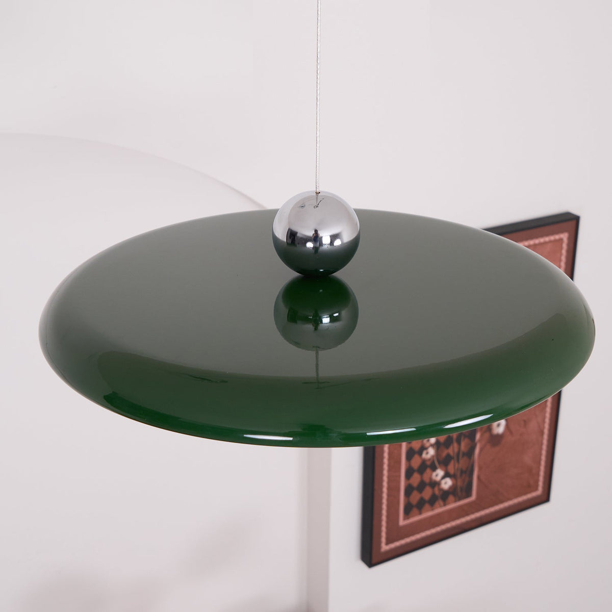 Swing-Arm Chandelier with Integrated LEDs for Kitchen Island, Dining Table & Home Office – Metal Shade, Adjustable Height