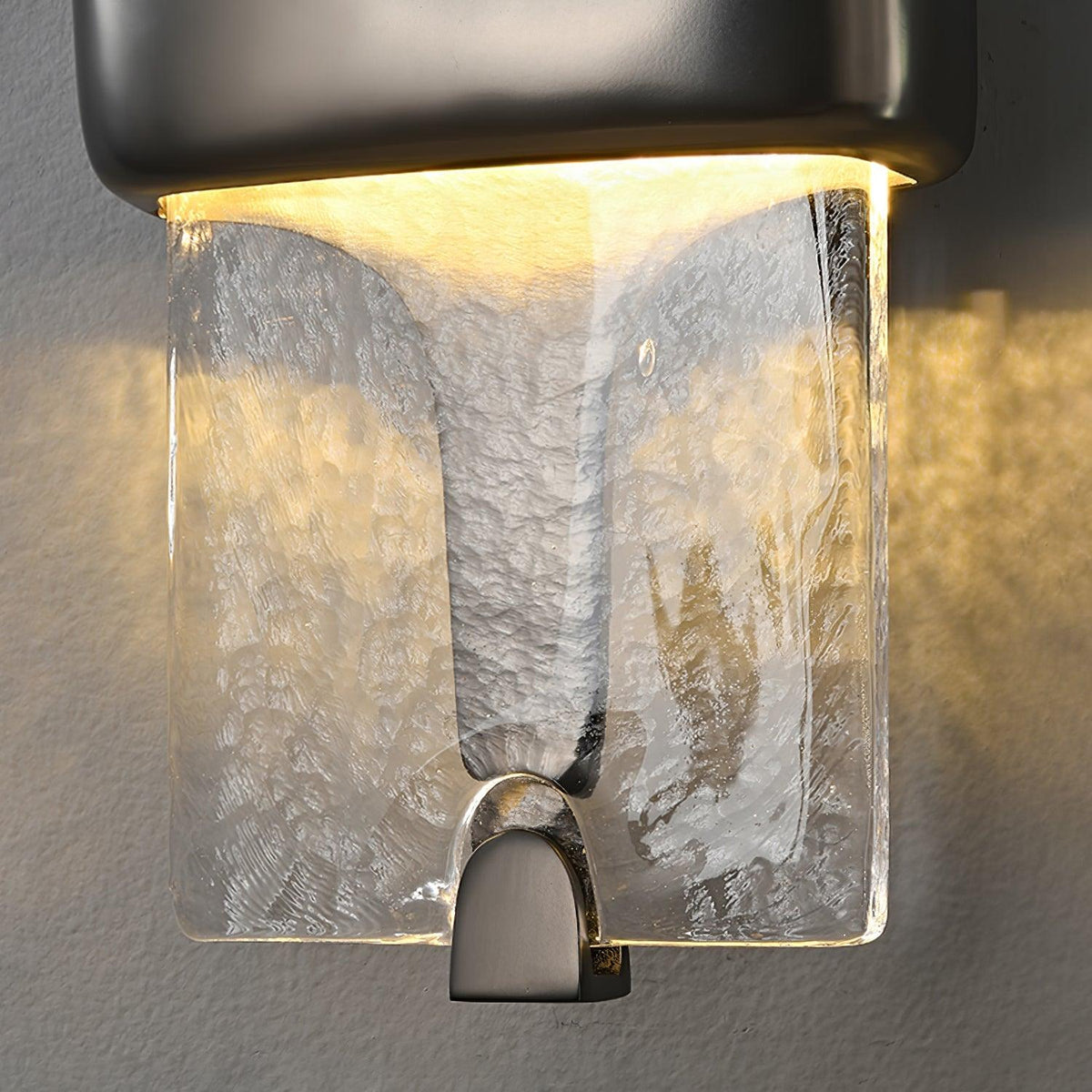 LED Glass Wall Sconce Black Gold Finish 20 Inch Vertical Accent Light Entryway Bedroom Corridor Fixture Adjustable 3000K 4000K 6000K for Mod