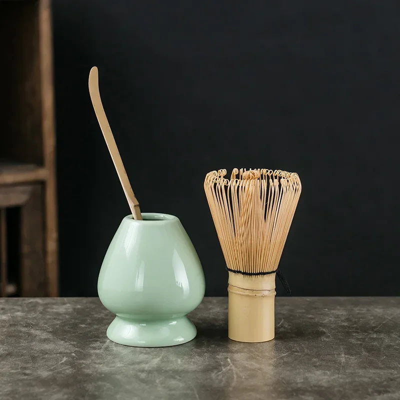 Traditional Matcha Set | Bamboo & Ceramic with Authentic Design | Complete Kit for Perfect Matcha Preparation