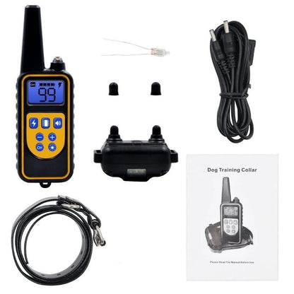 Training Collar for Hunting Dogs with Waterproof Design & Ergonomic Transmitter | Enhanced Control for Effective Training