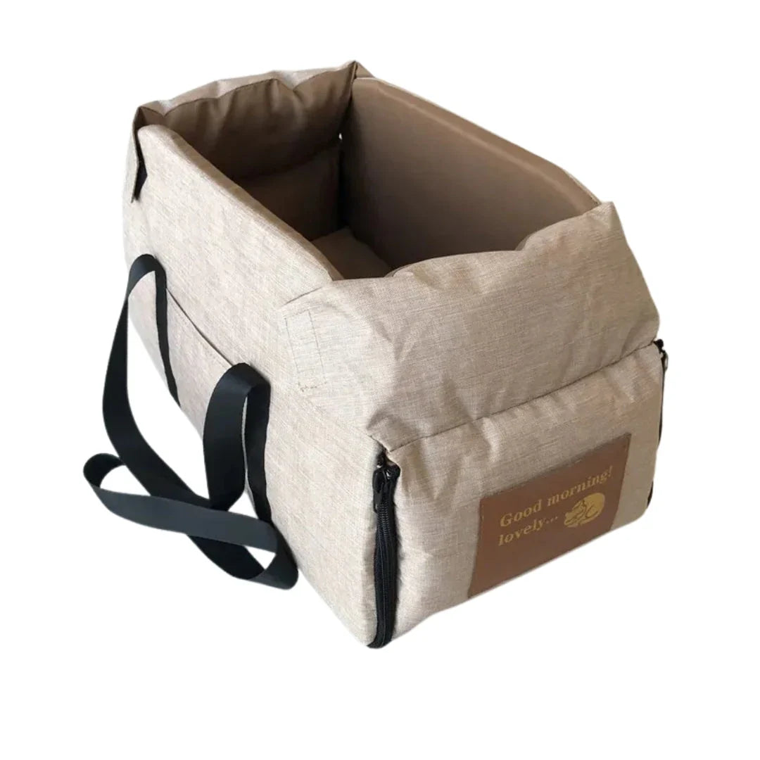 TravelBuddy | Asiento para mascotas con reposabrazos integrados para mayor seguridad y comodidad
