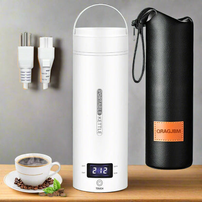 Compact Electric Kettle for Travel – Smart Temperature Control with LCD