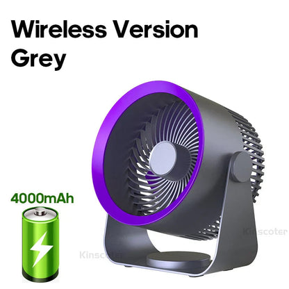 Travel Breeze | Portable Hand Held Fan with USB Power & Quiet Operation | Compact Personal Cooling Solution for On-the-Go Comfort