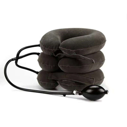 Travel Comfort | Inflatable Neck Pillow with 360° Support | Compact Design for Ultimate Relaxation
