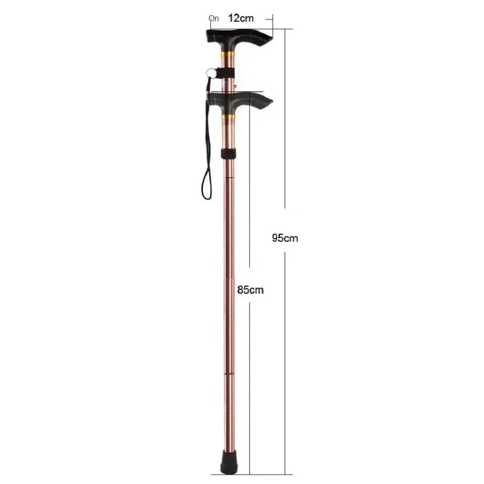 TrekMate | Adjustable Aluminum Hiking Pole with 5-Level Height Adjustment | Lightweight & Compact for Outdoor Adventures
