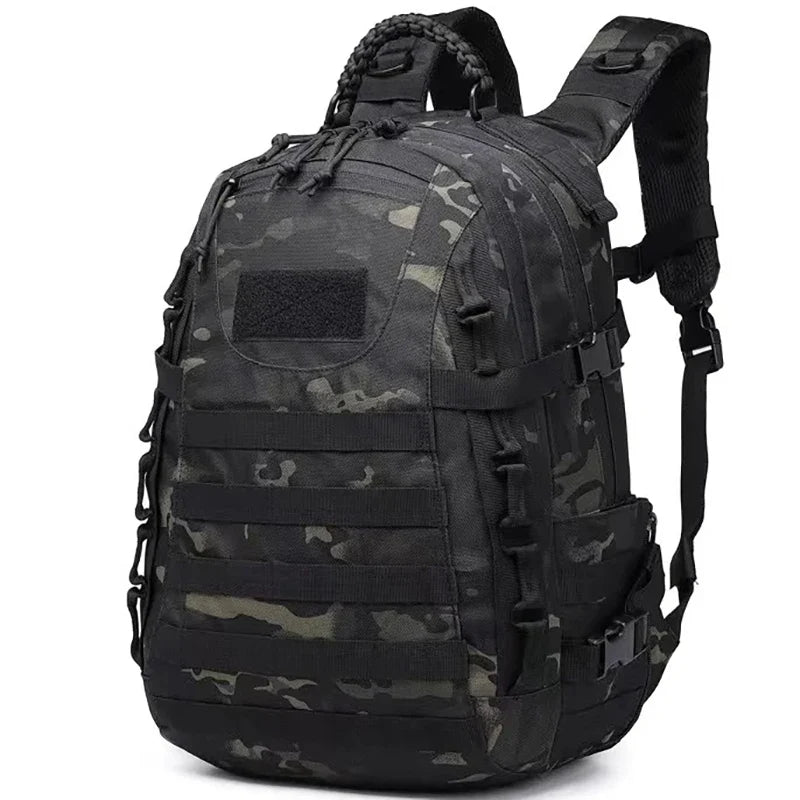 TrekNexus | 35L Tactical Hiking Backpack with MOLLE System | Waterproof Design for Outdoor Adventures