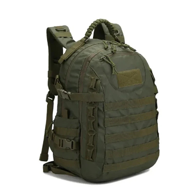 TrekNexus | 35L Tactical Hiking Backpack with MOLLE System | Waterproof Design for Outdoor Adventures