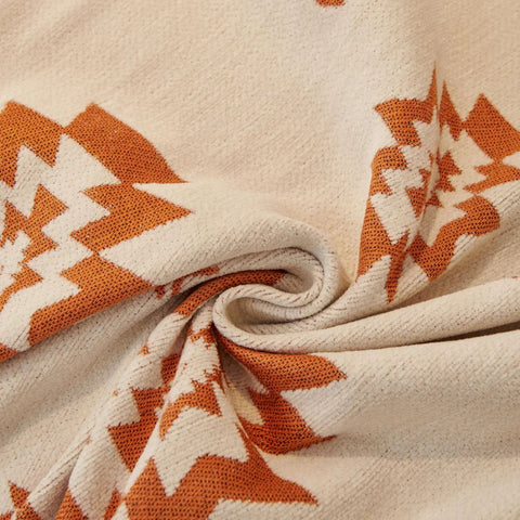 Funda de sofá reversible Tribe - Felpilla suave, diseño tribal