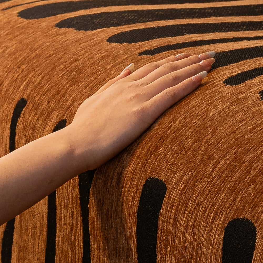 Tribal Chenille Sofa Cover - Soft Microfiber, Stylish Protection