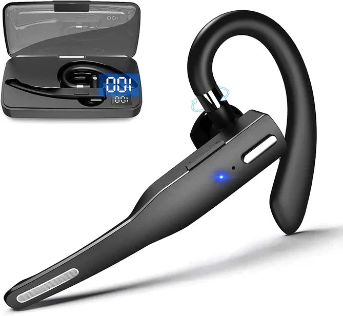 Wireless Headset Bluetooth 5.1 with Mic, Noise Cancelling Bluetooth Headset 20 to 25 Hour Talk Time, Phone Headset