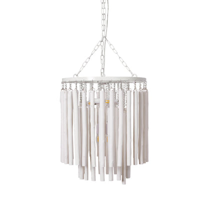 Layered Stick Pendant Light Fixture Metal Construction Adjustable Height Dining Room Entryway Foyer Modern Overhead Illumination Statement P