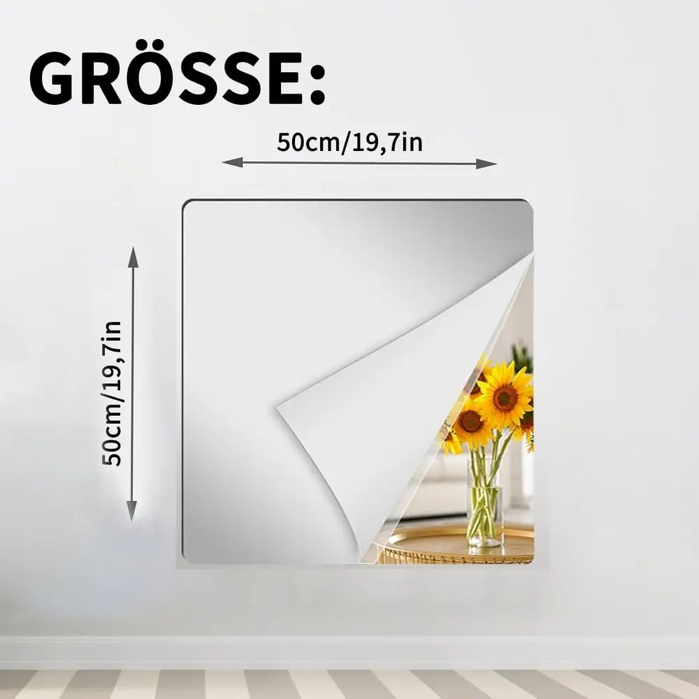 Ultra-Flexible Mirror Window Film | Shatterproof Self-Adhesive Solution for Safe Spaces