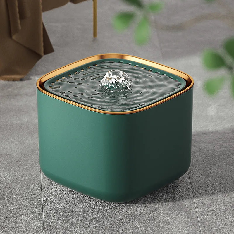 Cat Water Fountain, Dog Water Fountain with 3L Capacity, Ultra Quiet Pet Water Fountain with Adjustable Flow